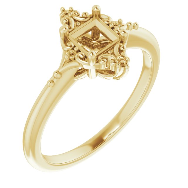 Accented Engagement Ring