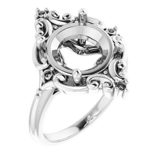 Accented Engagement Ring