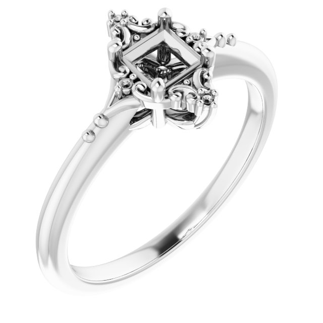 Accented Engagement Ring
