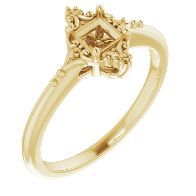 Accented Engagement Ring