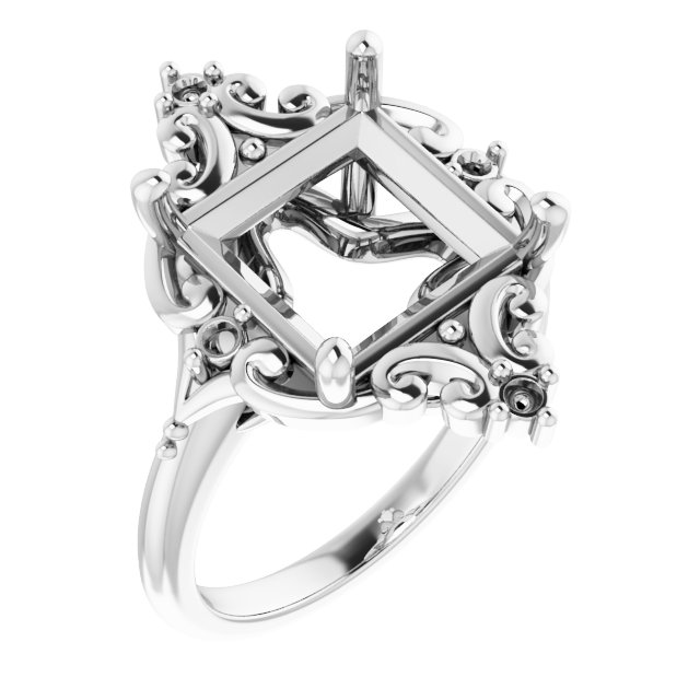 Accented Engagement Ring