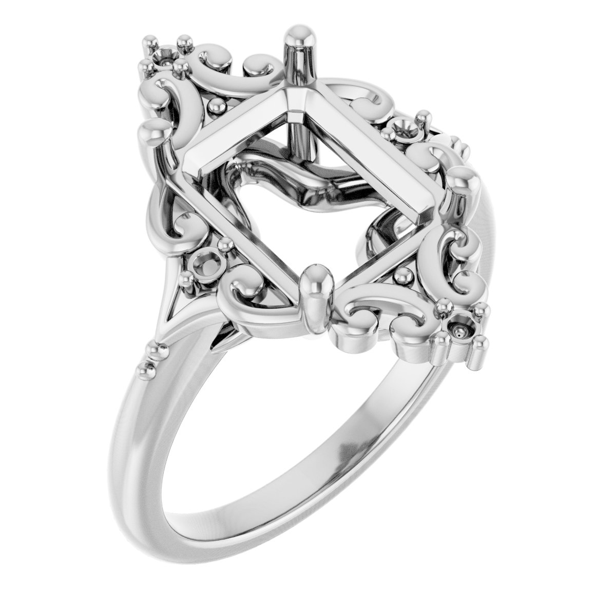 Accented Engagement Ring