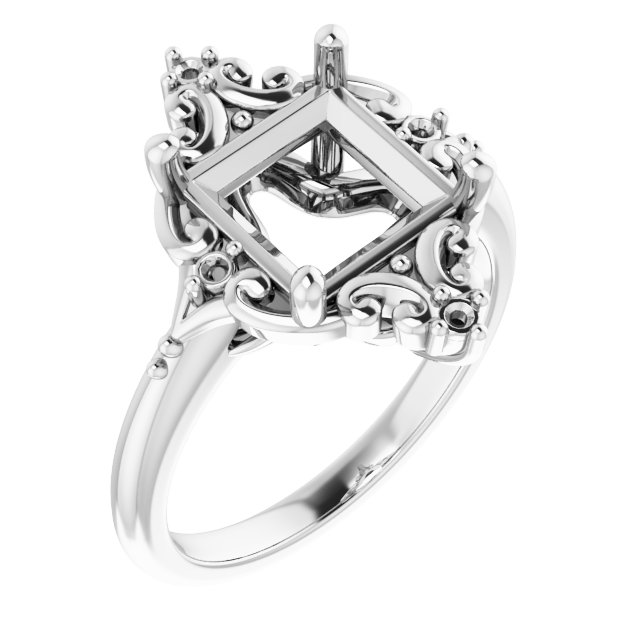 Accented Engagement Ring