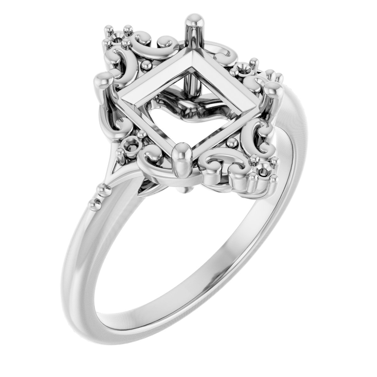Accented Engagement Ring