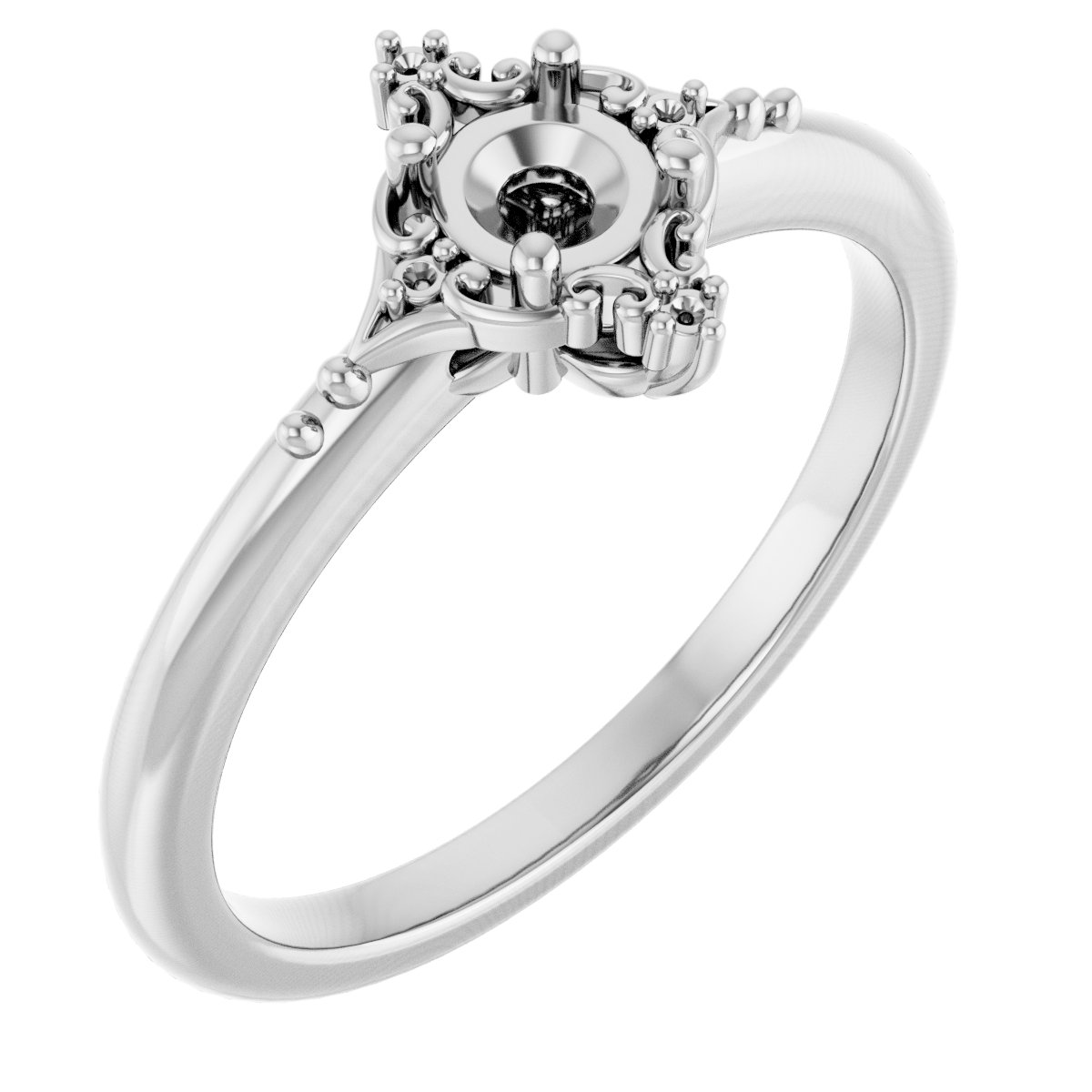 14k White Gold