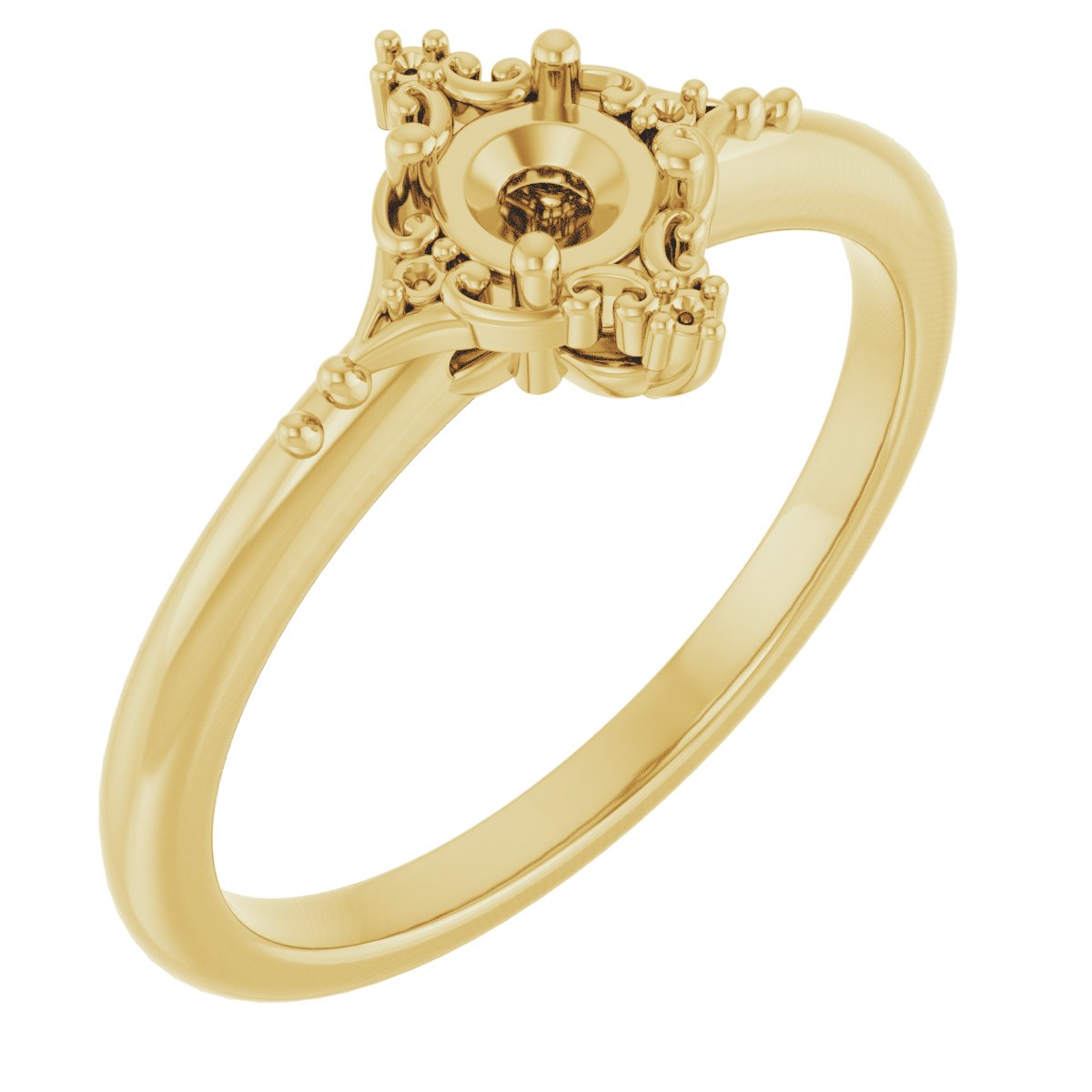 Accented Engagement Ring