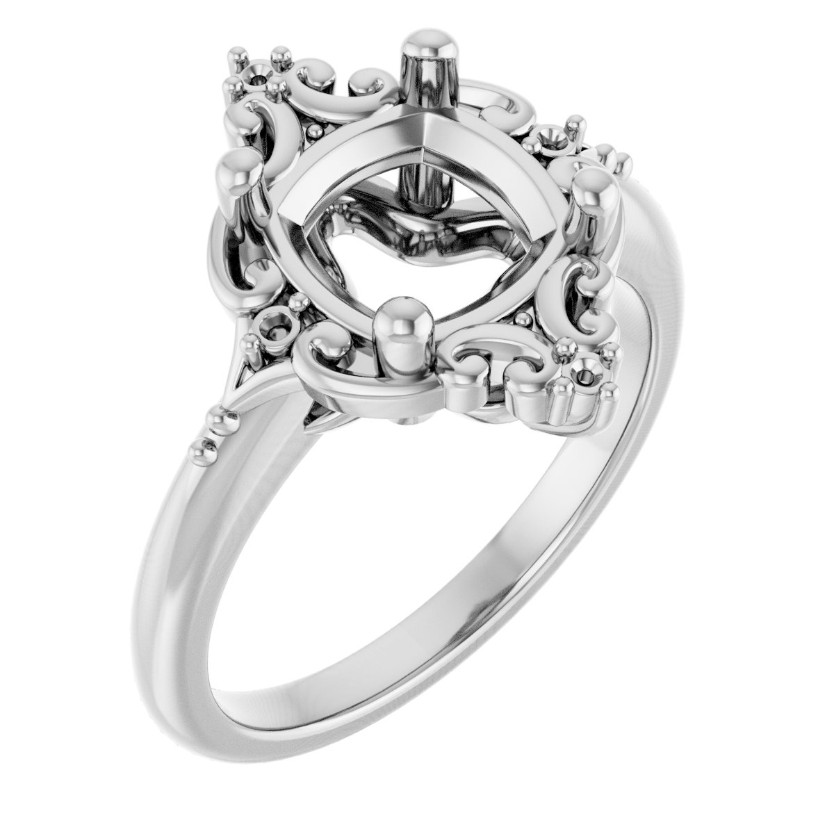Accented Engagement Ring