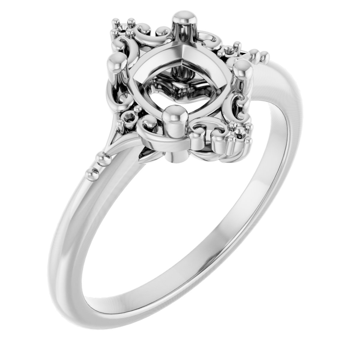 Accented Engagement Ring