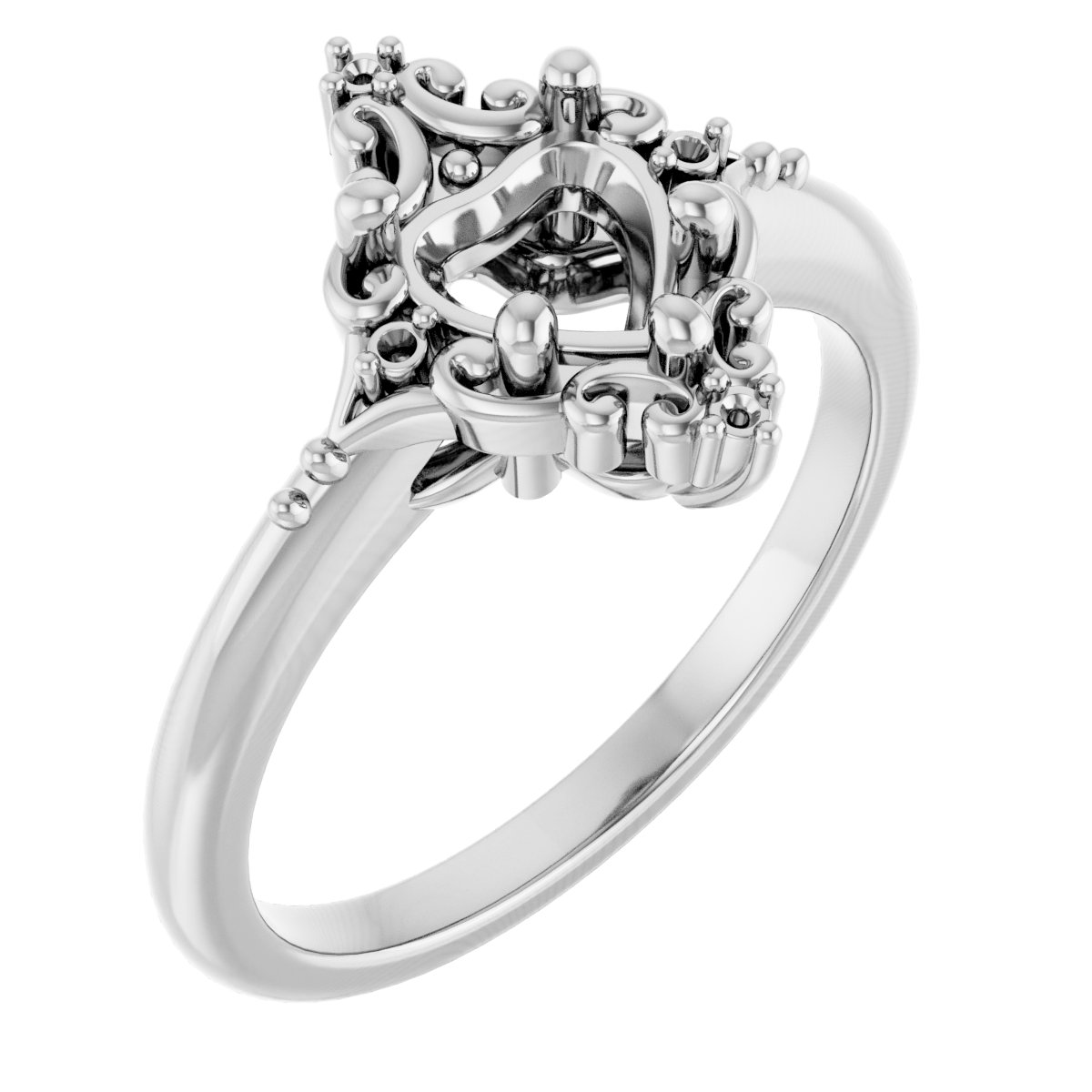Accented Engagement Ring