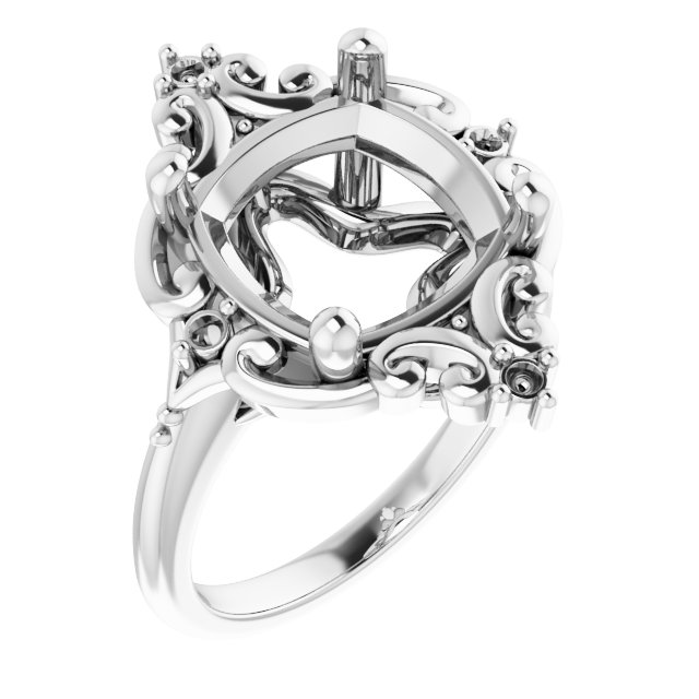 Accented Engagement Ring