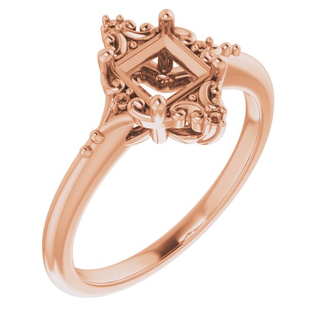Accented Engagement Ring