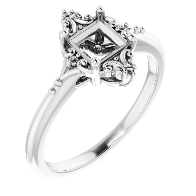 Accented Engagement Ring