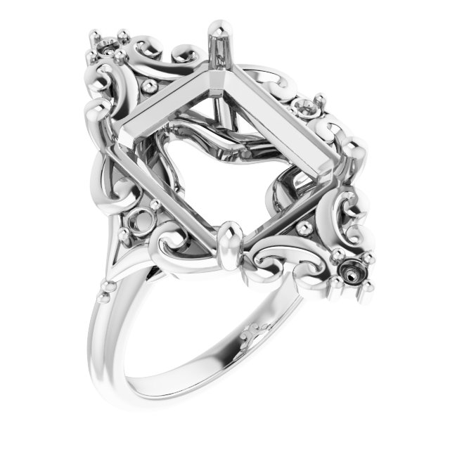 Accented Engagement Ring