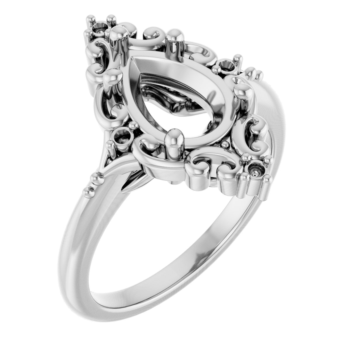 Accented Engagement Ring