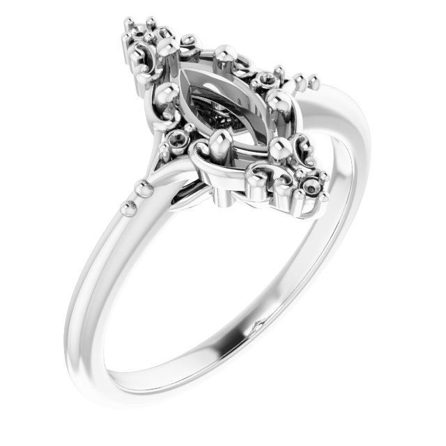 Accented Engagement Ring
