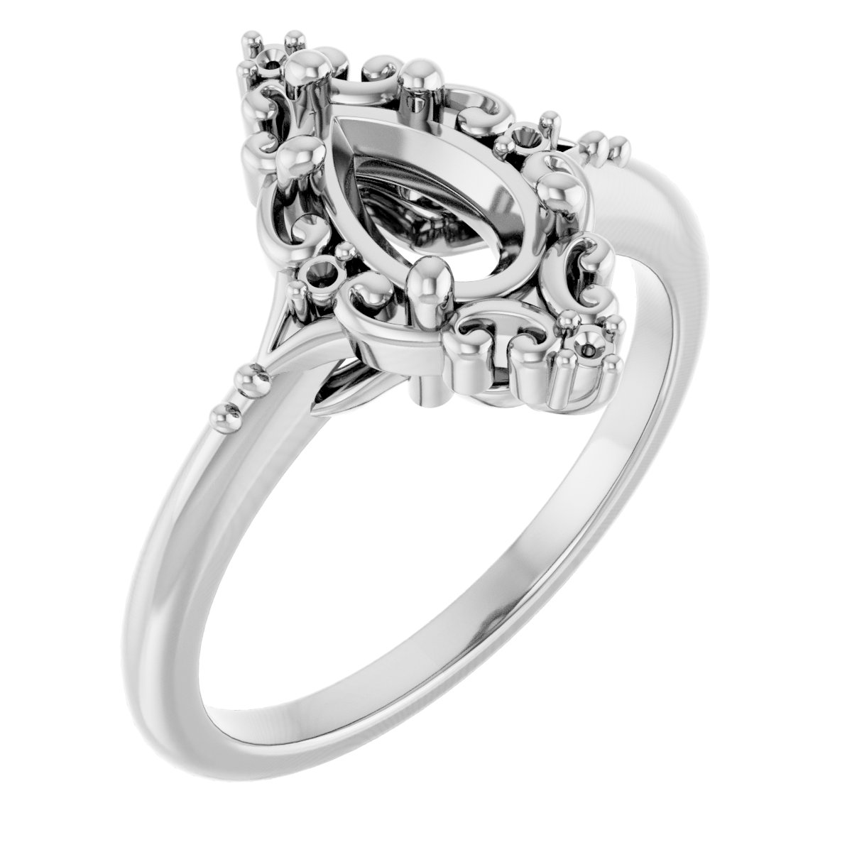 Accented Engagement Ring