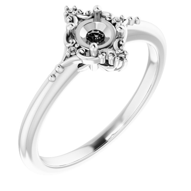 Accented Engagement Ring