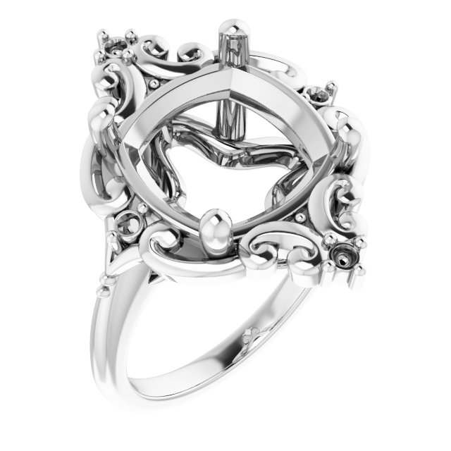 Accented Engagement Ring