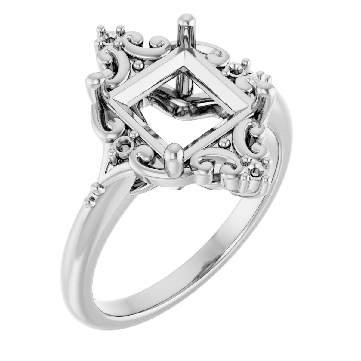 Accented Engagement Ring