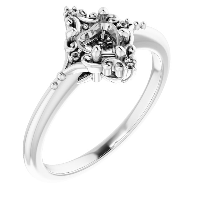 14k White Gold