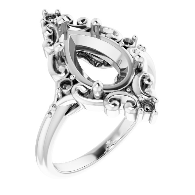 Accented Engagement Ring