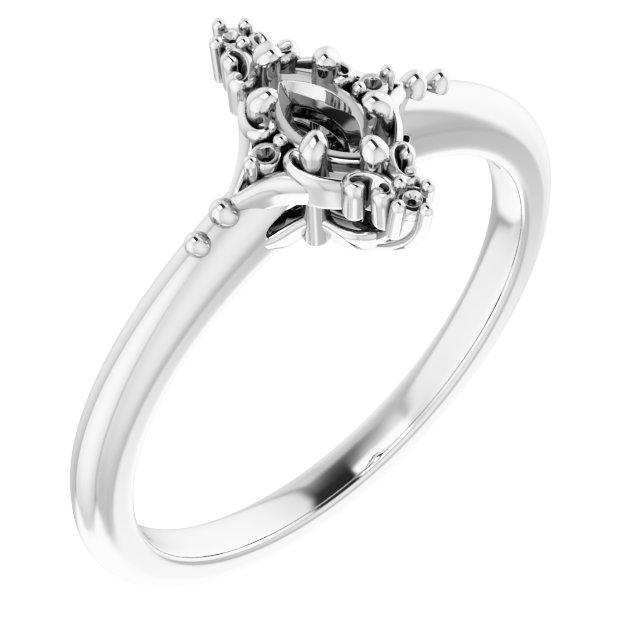 Accented Engagement Ring