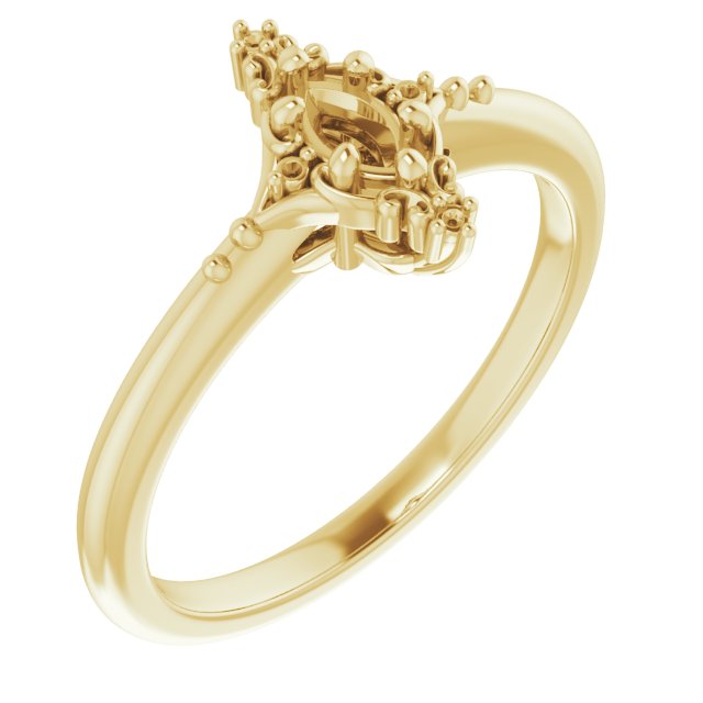 Accented Engagement Ring