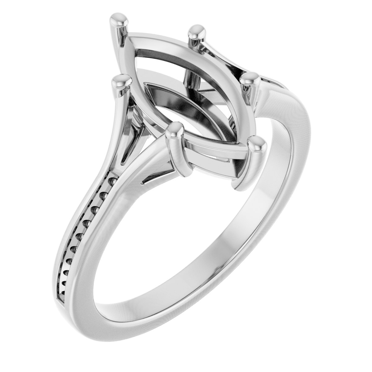 Accented Engagement Ring