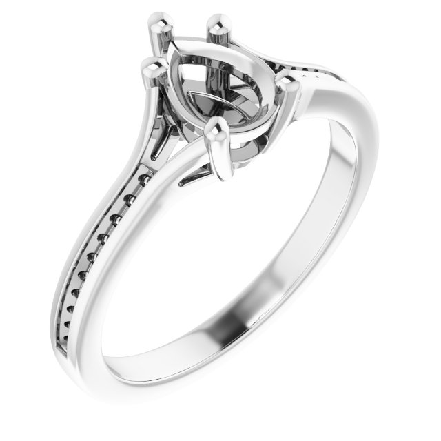Accented Engagement Ring