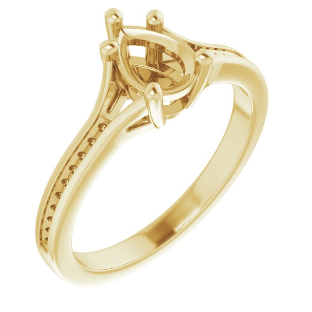 Accented Engagement Ring