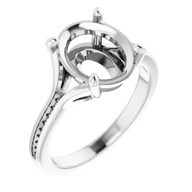 Accented Engagement Ring