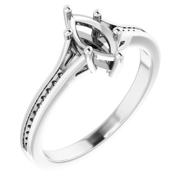Accented Engagement Ring