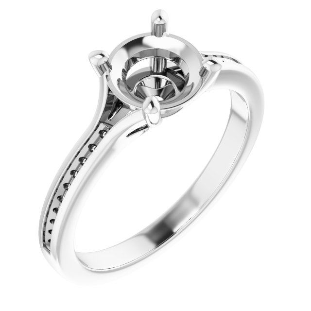 Accented Engagement Ring
