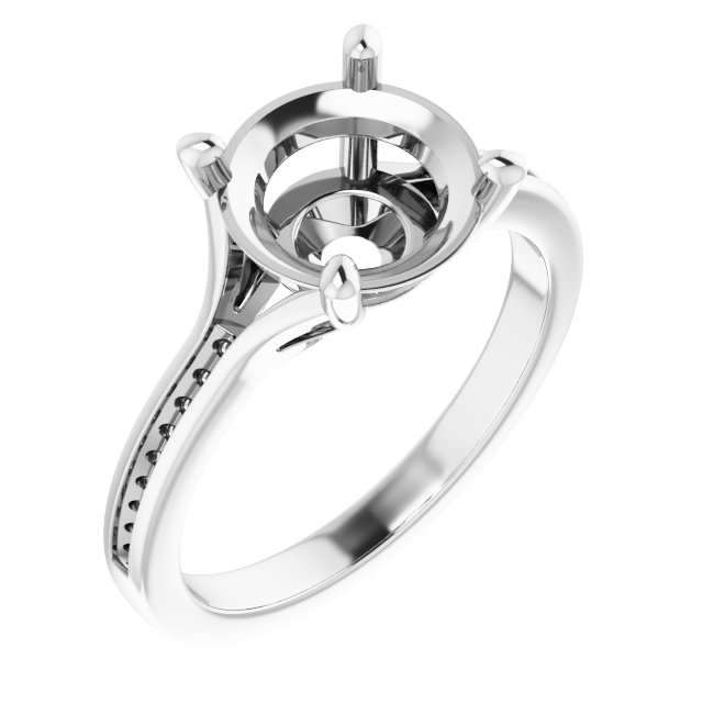 Accented Engagement Ring