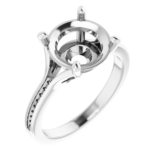 Accented Engagement Ring