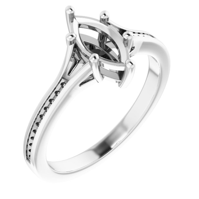 Accented Engagement Ring