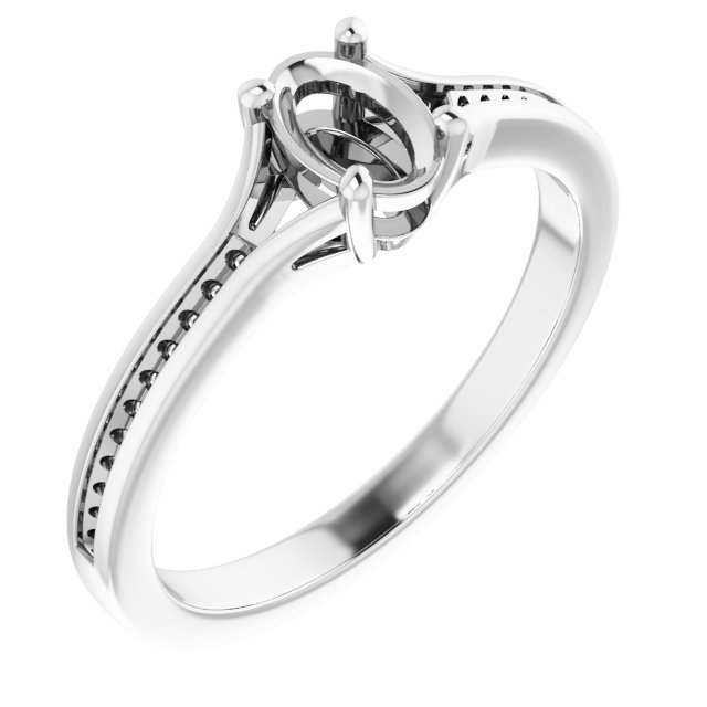 Accented Engagement Ring