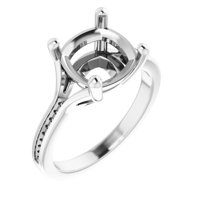 Accented Engagement Ring