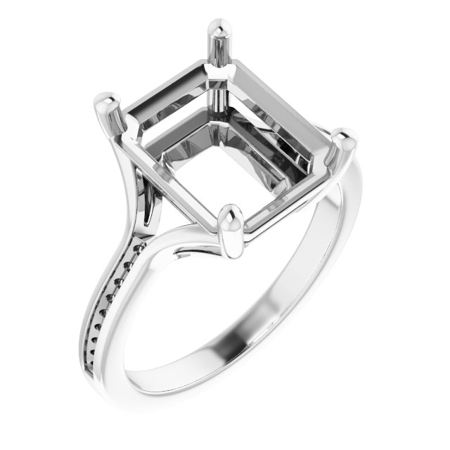 Accented Engagement Ring