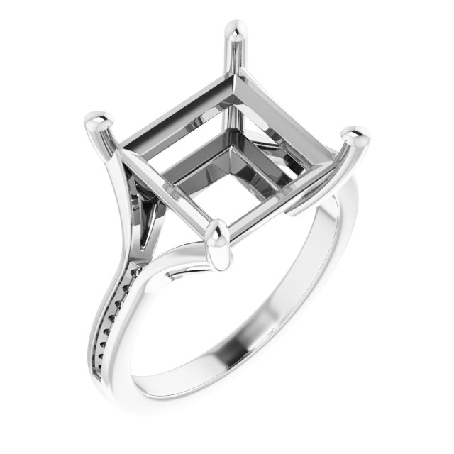 Accented Engagement Ring