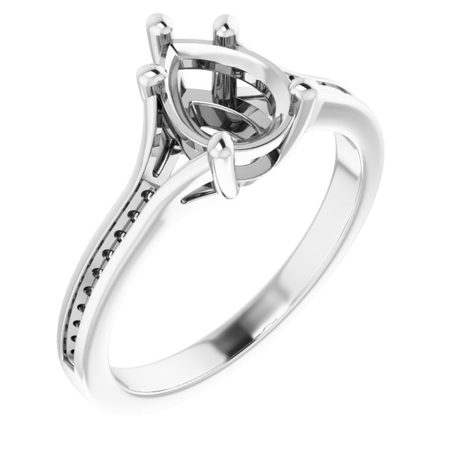 Accented Engagement Ring