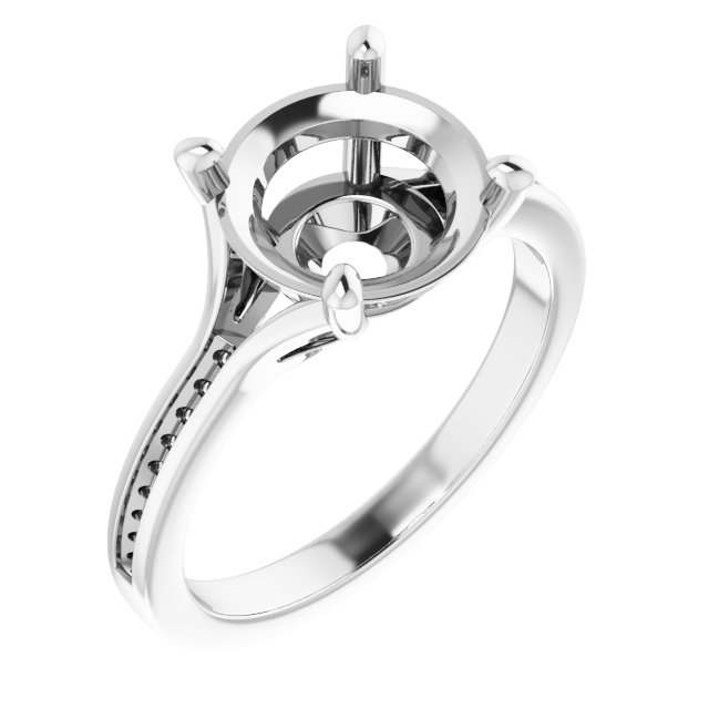 Accented Engagement Ring