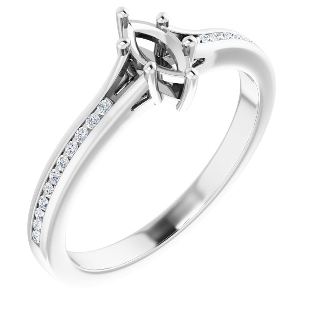 14k White Gold