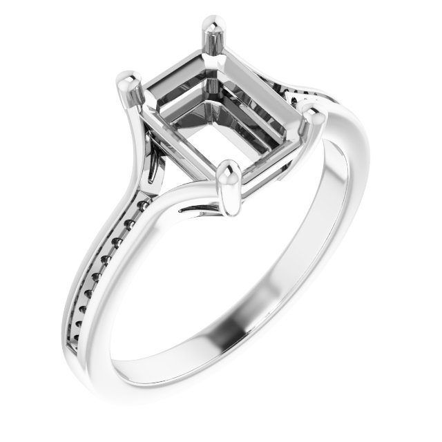 Accented Engagement Ring