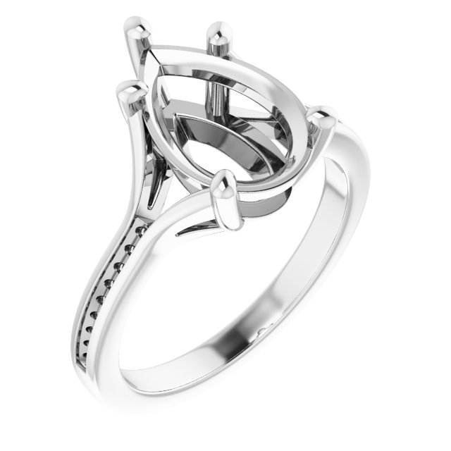 Accented Engagement Ring