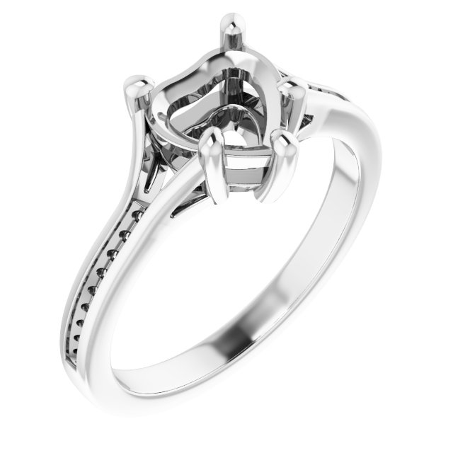 Accented Engagement Ring
