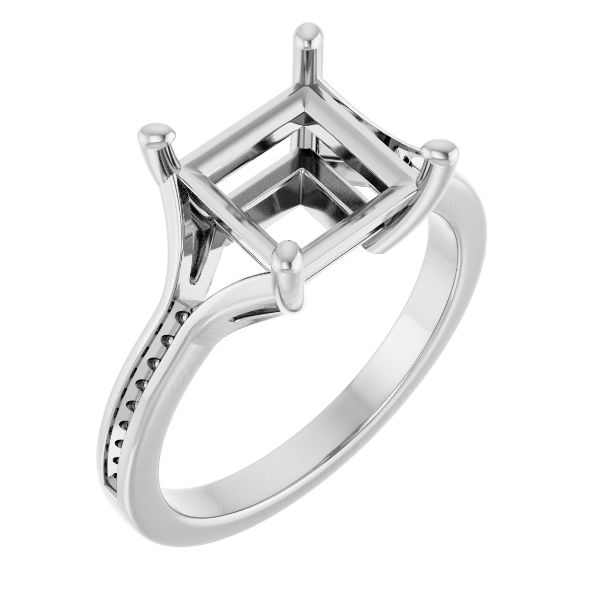 Accented Engagement Ring