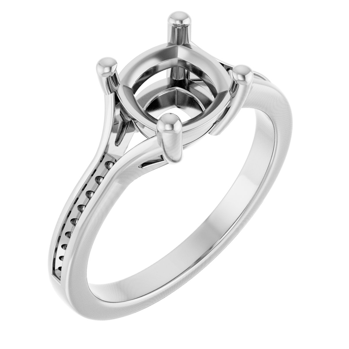 Accented Engagement Ring