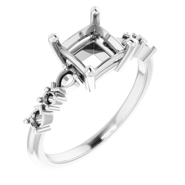 Accented Engagement Ring