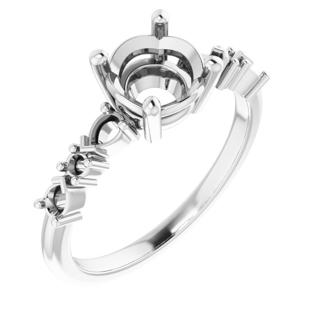 Accented Engagement Ring